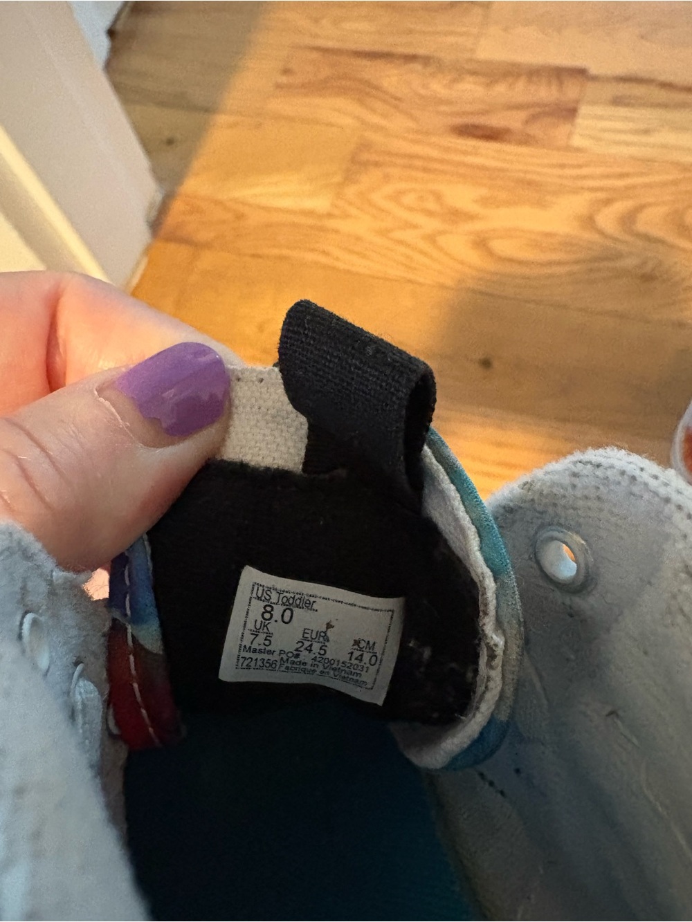 Vans Kids Multicolor Tie-Dye High-Top Sneakers - Picture 5 of 7